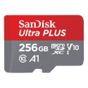 SanDisk Ultra – Tarjeta de memoria flash (adaptador microSDXC a SD Incluido) – 256 GB – A1 / UHS-I U1 / Class10 – microSDXC UHS-I