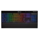 Corsair Memory – Keyboard – Wired – Spanish – USB – Ergonomic Design – All black