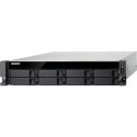 QNAP TS-873AU-RP – Servidor NAS – 8 compartimentos – montaje en bastidor – SATA 6Gb/s – RAID 0, 1, 5, 6, 10, 50, JBOD, 60 – RAM 4 GB – Gigabit Ethernet / 2.5 Gigabit Ethernet – iSCSI support – 2U