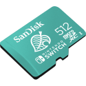 SanDisk Nintendo Switch – Tarjeta de memoria flash – 512 GB – UHS-I U3 / Class10 – microSDXC UHS-I