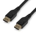 StarTech.com Cable DisplayPort 1.4 – 5m – Certificado VESA – 8K@60Hz – HBR3 – HDR – Cable de Monitor DP a DP – Cable DisplayPort de 8K – Cable DisplayPort – DisplayPort (M) enganchado a DisplayPort (M) enganchado – DisplayPort 1.4 – 5 m – compatibilidad con 8K – negro – para P/N: CDP2DPHD, TB32DP14