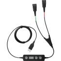 Jabra LINK 265 – Adaptador para auriculares – USB macho a Desconexión rápida