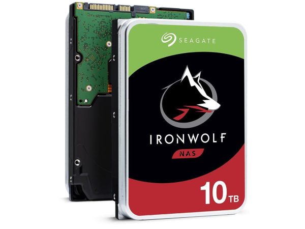 Seagate IronWolf ST10000VN0008 - Disco duro - 10 TB - interno - 3.5'' - SATA 6Gb/s - 7200 rpm - búfer: 256 MB