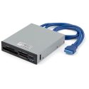 StarTech.com Lector Interno USB 3.0 para Tarjetas Memoria Flash SD MicroSD MS CF con Soporte para UHS-II – Lector de tarjetas – 3,5 pulgadas (CF I, CF II, MS, MS PRO, MMC, SD, MS Duo, MS PRO Duo, miniSD, microSD, SDHC, MS Micro, microSDHC, sdxc, MS XC, MS PRO-HG) – USB 3.0