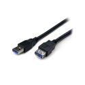 StarTech.com Cable de 1,8m de Extensión Alargador USB 2.0 de alta velocidad Hi Speed – Macho a Hembra USB A – Extensor – Negro – Cable alargador USB – USB (M) a USB (H) – USB 2.0 – 1.8 m – negro – para P/N: 35FCREADBK3, ICUSB2321F, ICUSB232V2, LTUB1MBK, MSDREADU2OTG, ST4200MINI2, UUSBOTG
