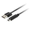 Xtech XTC-510 – Cable USB – USB-C (M) reversible a USB (M) – USB 2.0 – 1.8 m – negro