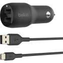 Belkin BOOST CHARGE – Cable USB – 24 pin USB-C (M) a USB (M) – 1 m – negro