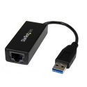 Adaptador de Red NIC Gigabit Ethernet Externo USB 3.0 con Hub Concentrador Ladrón SuperSpeed 3 Puertos con Corriente