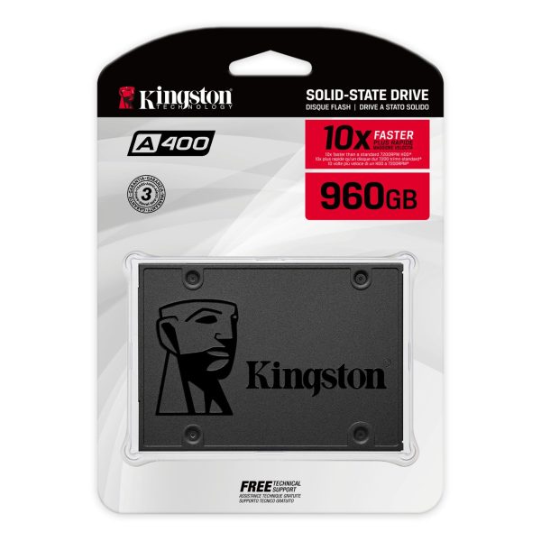 Kingston A400 - SSD - 960 GB - interno - 2.5'' - SATA 6Gb/s