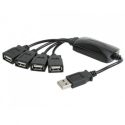 Xtech – USB cable – 4 pin USB Type A – to 4 USB hub adapt