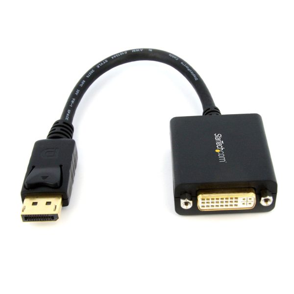 StarTech.com Adaptador de Vídeo DisplayPort a DVI - Conversor - DP Macho - DVI Hembra