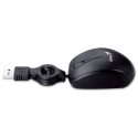 Genius Micro Traveler V2 – Ratón – óptico – 3 botones – cableado – USB – negro