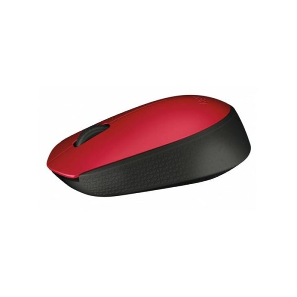 Logitech M170 - Ratón - diestro y zurdo - inalámbrico - 2.4 GHz - receptor inalámbrico USB - rojo - Imagen 2