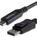 USB C 6ft/1.8m to DisplayPort 1.2 Cable 4K 60Hz, USB-C to DisplayPort Adapter Cable HBR2, USB Type-C DP Alt Mode to DP Monitor Video Cable, Works with Thunderbolt 3, Black – USB-C Male to DP Male
