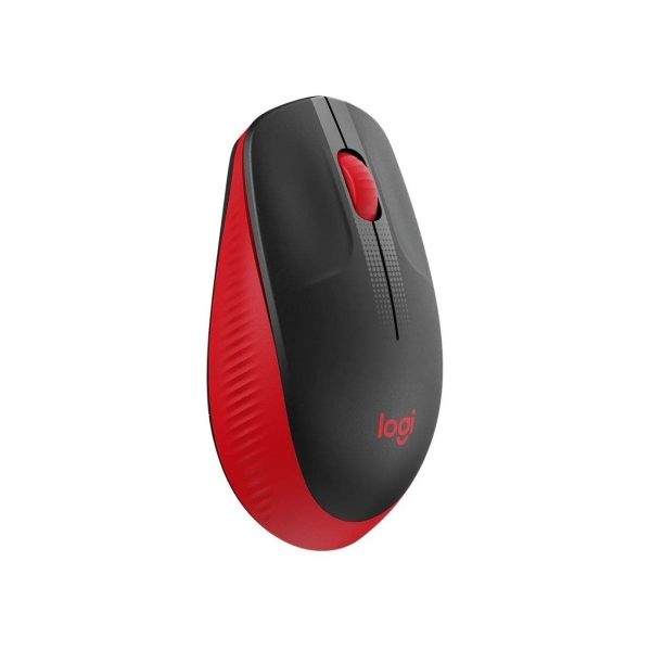 Logitech M190 - Ratón - óptico - 3 botones - inalámbrico - receptor inalámbrico USB - rojo - Imagen 2